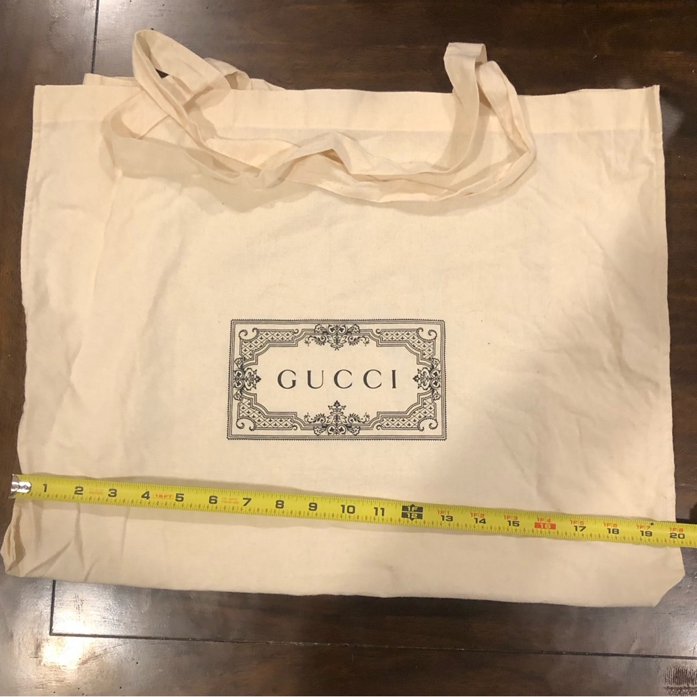 Authentic Vintage Gucci Canvas Double Sided Shoul… - image 7